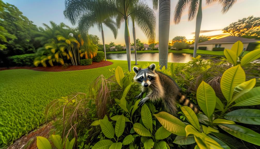 raccoons thrive in florida