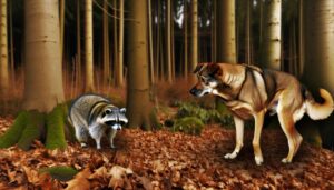 raccoons transmitting parvo to dogs