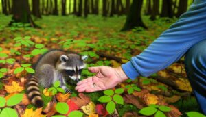 size of three month raccoon