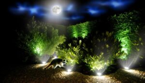 solar lights deter raccoons
