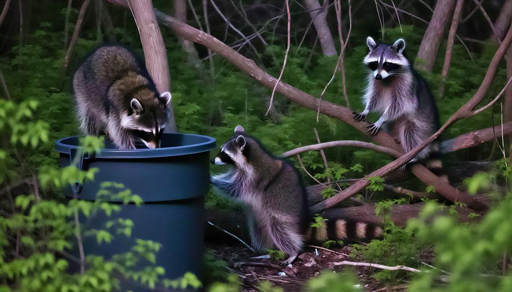 study on raccoon habits