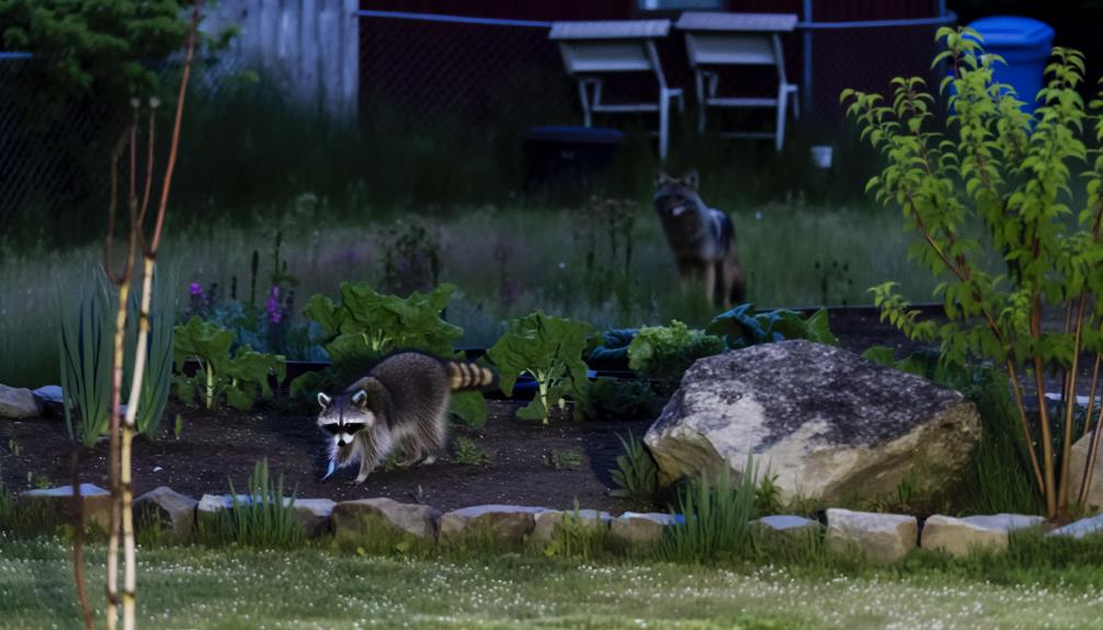 study raccoon actions closely