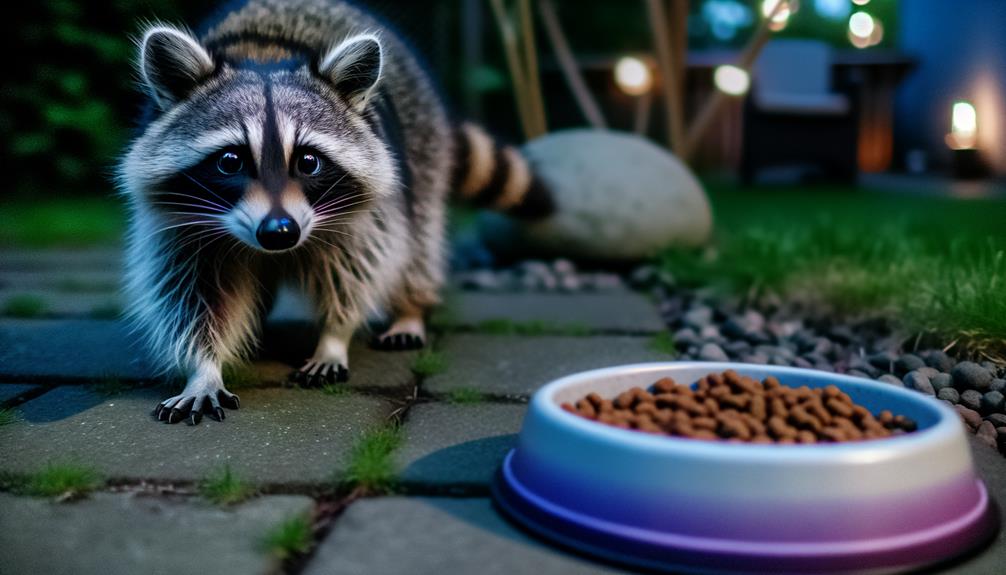 studying urban raccoon behavior