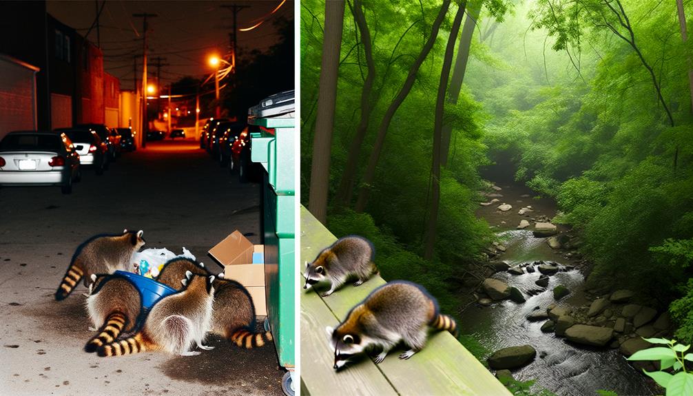 urban vs natural environments